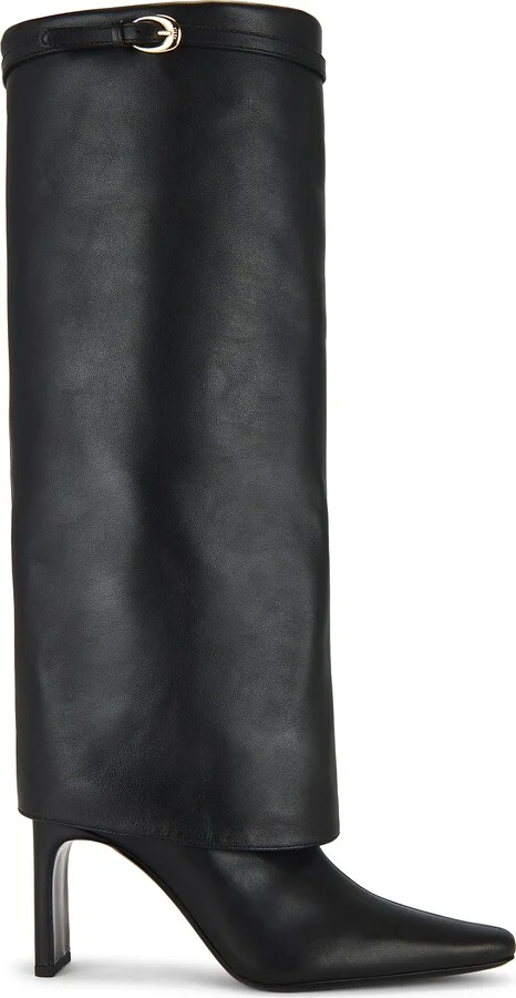 Staud Wally Foldover High Heel Boot in NA