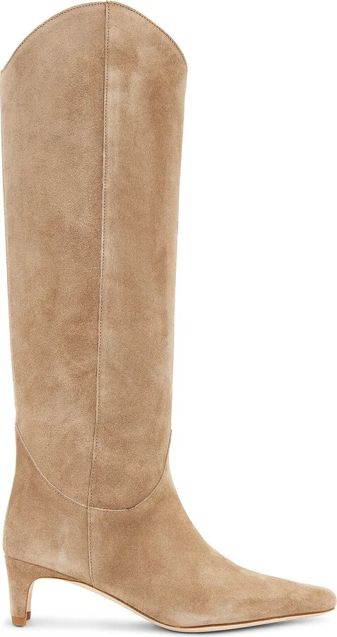 Staud Western Wally Boot in Tan