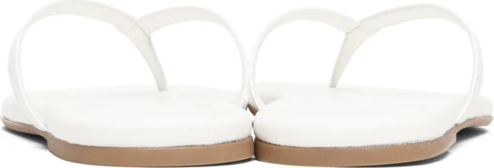 Staud White Freja Thong Sandals - Image 2