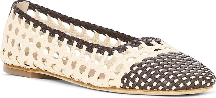 Staud Women's Nell Crochet Ballet Flats