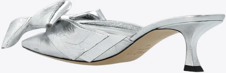Staz 50 Metallic Leather Mules - Image 2