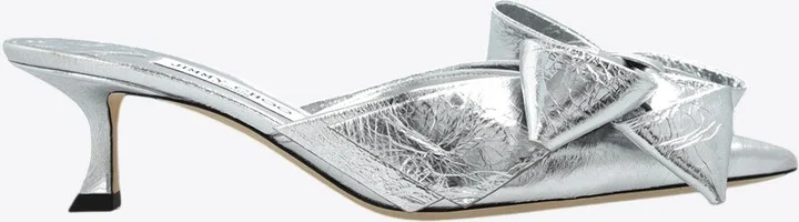Staz 50 Metallic Leather Mules
