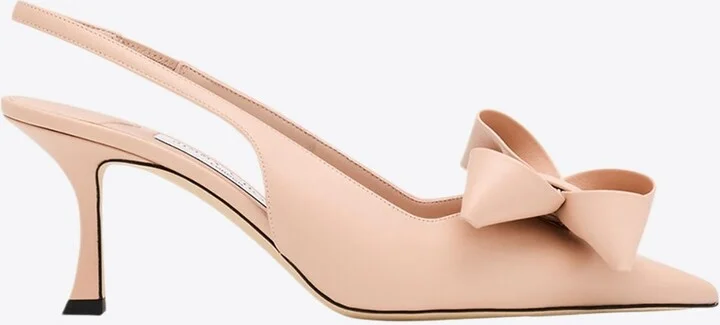 Staz 70 Oversized Bow Slingback Pumps