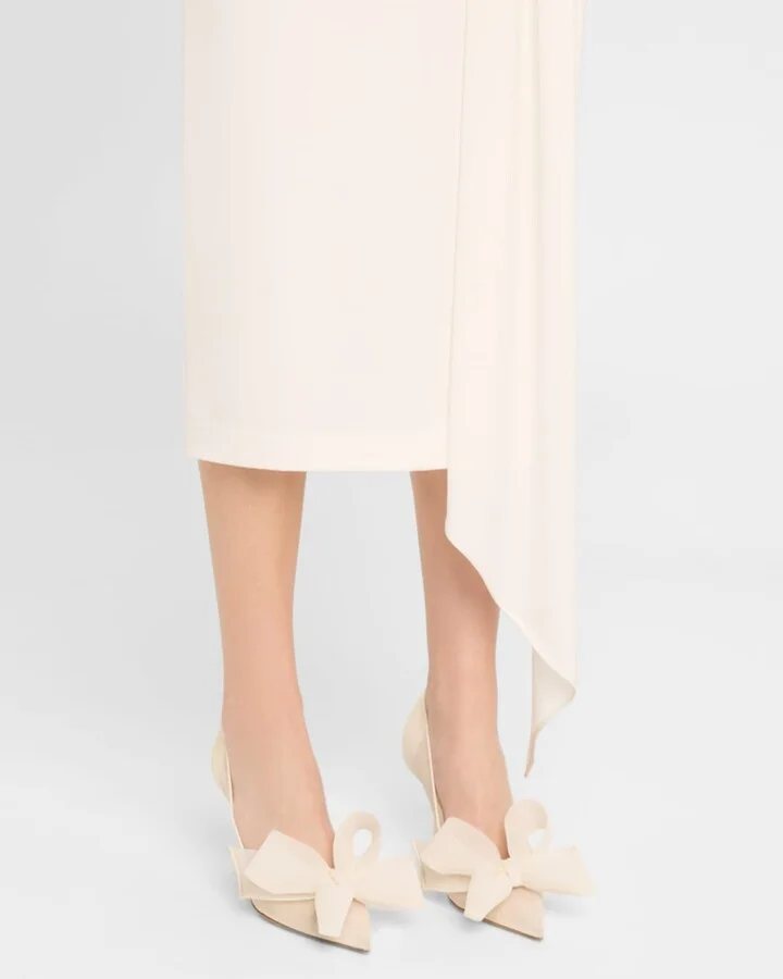 Staz Bow Mesh Pointed Pumps - Image 3