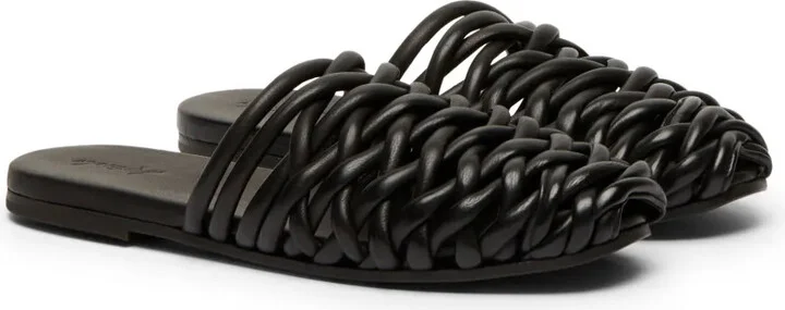 Steccoblocco woven leather mules - Image 2