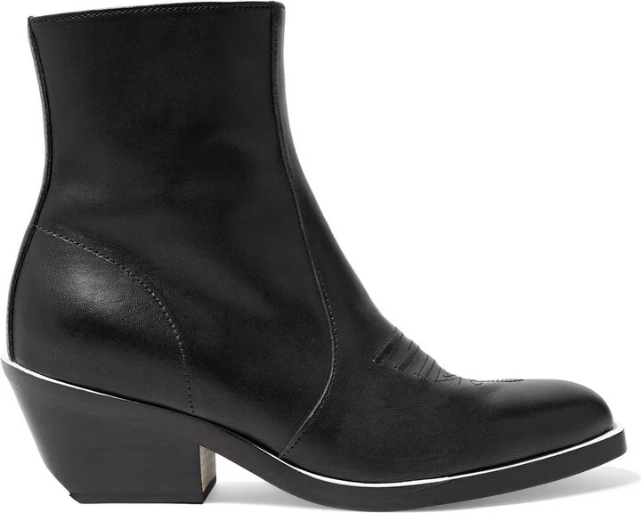 Steele leather ankle boots