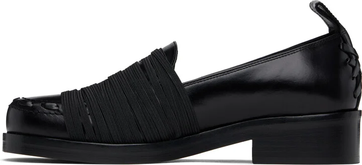Stefan Cooke Black Elastic Loafers - Image 3