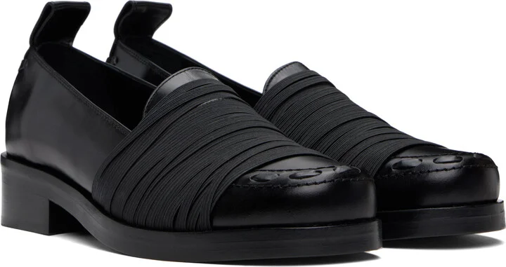 Stefan Cooke Black Elastic Loafers - Image 4