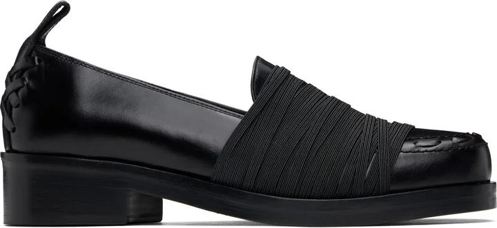 Stefan Cooke Black Elastic Loafers