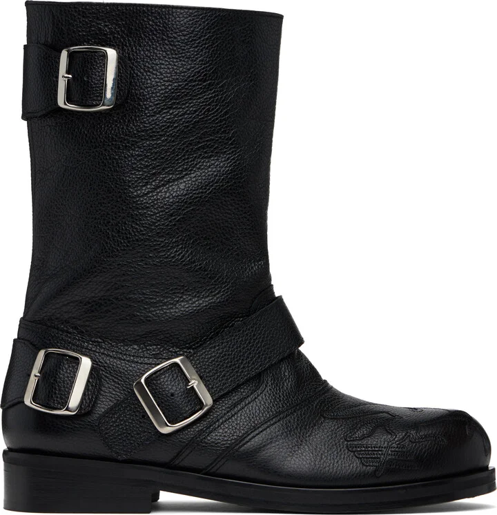 Stefan Cooke Black Pegasus Boots