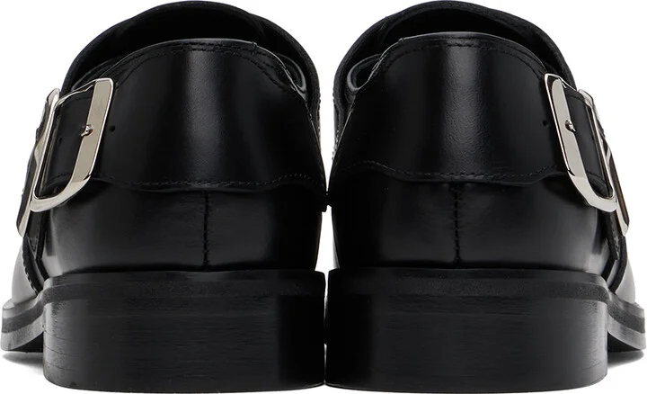 Stefan Cooke Black & Silver Pegasus Biker Monkstraps - Image 2