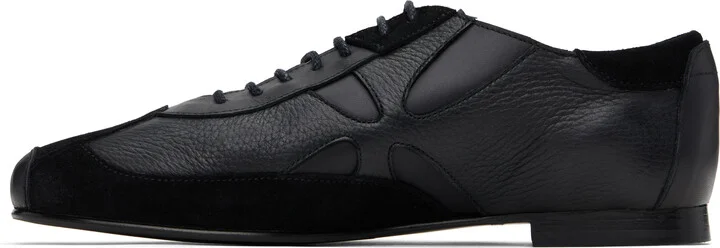 Stefan Cooke Black Slashed Hybrid Oxfords - Image 3