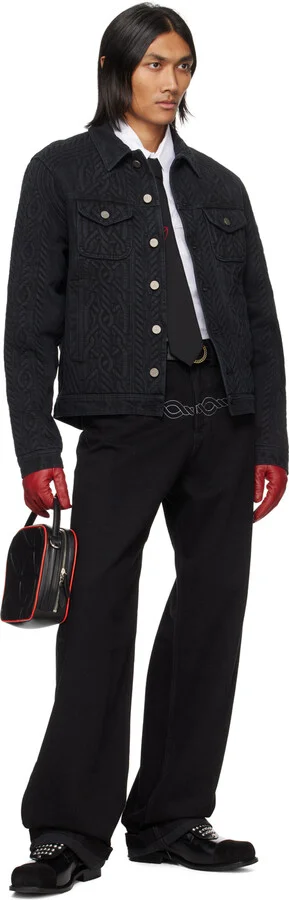 Stefan Cooke Black Studded Shield Derbys - Image 5