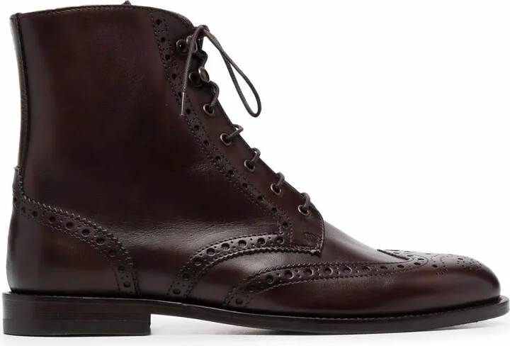 Stefania lace-up ankle boots