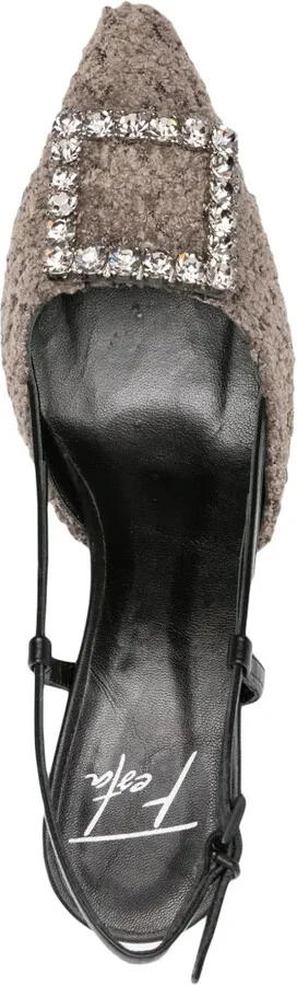 Stefi 60mm crystal-embellished slingback pumps - Image 4