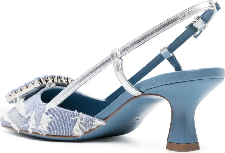 Stefi 60mm slingback sandals - Image 3