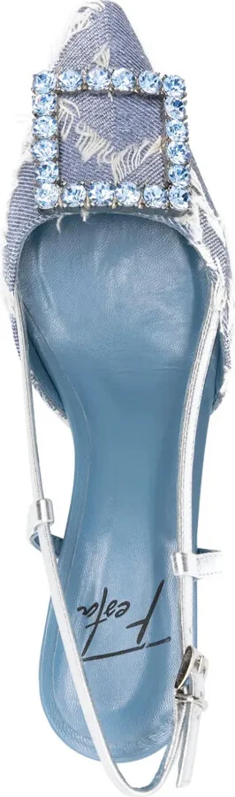 Stefi 60mm slingback sandals - Image 4