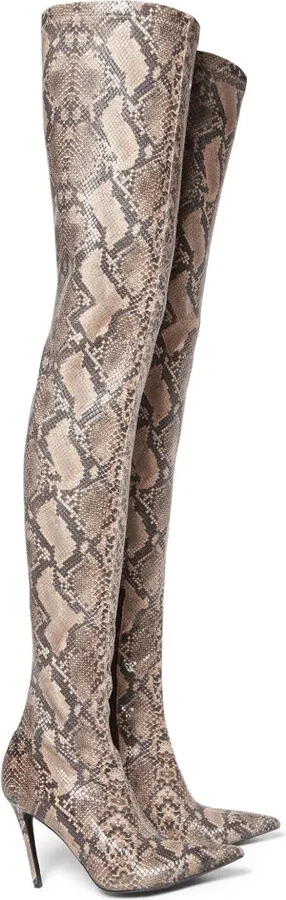 Stella Iconic python-print boots - Image 2