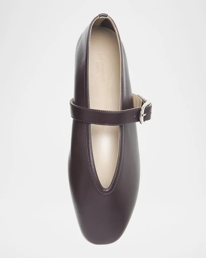 Stella Leather Ballerina Flats - Image 3