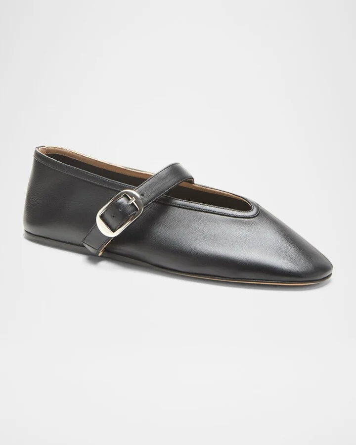 Stella Leather Ballerina Flats - Image 3