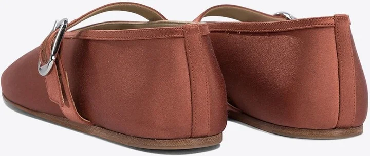 Stella Mary-Jane Satin Ballet Flats - Image 3