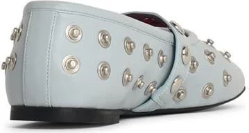 Stella McCartney Ballerina 'Ryder' In Eco Alter Mat Azzurra - Image 3