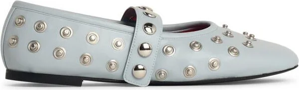 Stella McCartney Ballerina 'Ryder' In Eco Alter Mat Azzurra