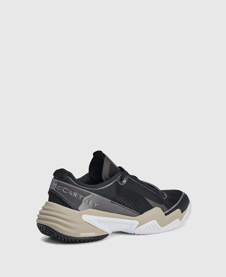 Stella McCartney - Barricade Tennis Trainers, Woman, Black, Size: 3h - Image 4