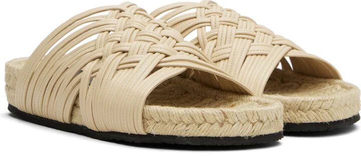 Stella McCartney Beige Gaia Alter Mat Sandals - Image 4