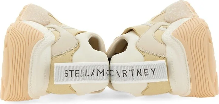 Stella McCartney Beige Polyurethane Blend Eclypse Sneakers - Image 6