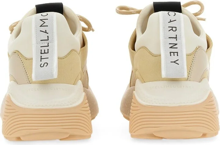 Stella McCartney Beige Polyurethane Blend Eclypse Sneakers - Image 7