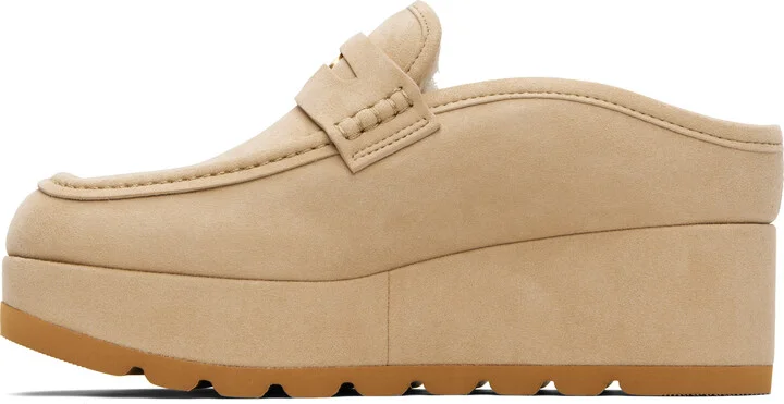 Stella McCartney Beige Sneak-Elyse Platform Loafers - Image 3
