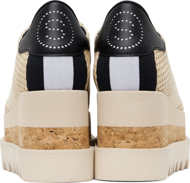 Stella McCartney Beige Sneak-Elyse Platform Trainer Sneakers - Image 2