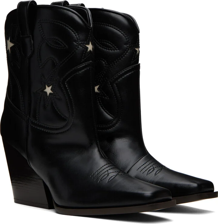 Stella McCartney Black Cloudy Alter Mat Boots - Image 4