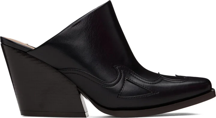 Stella McCartney Black Cowboy Cloudy Mules