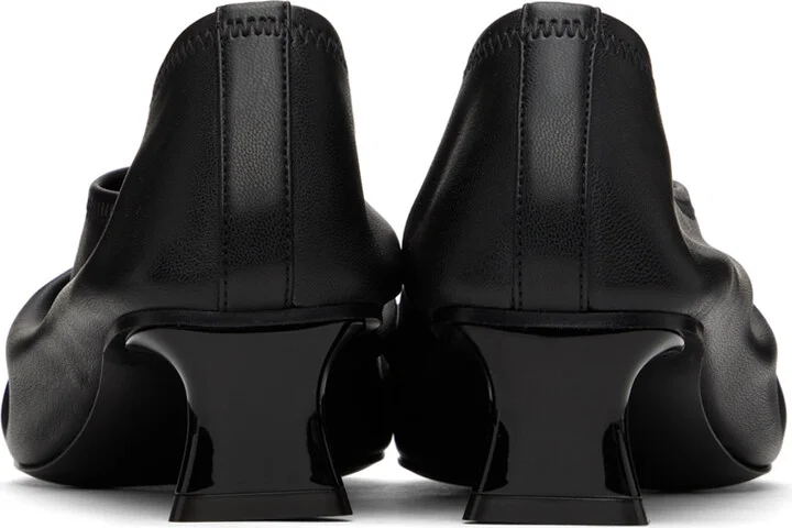 Stella McCartney Black Elsa Ruched Heels - Image 2