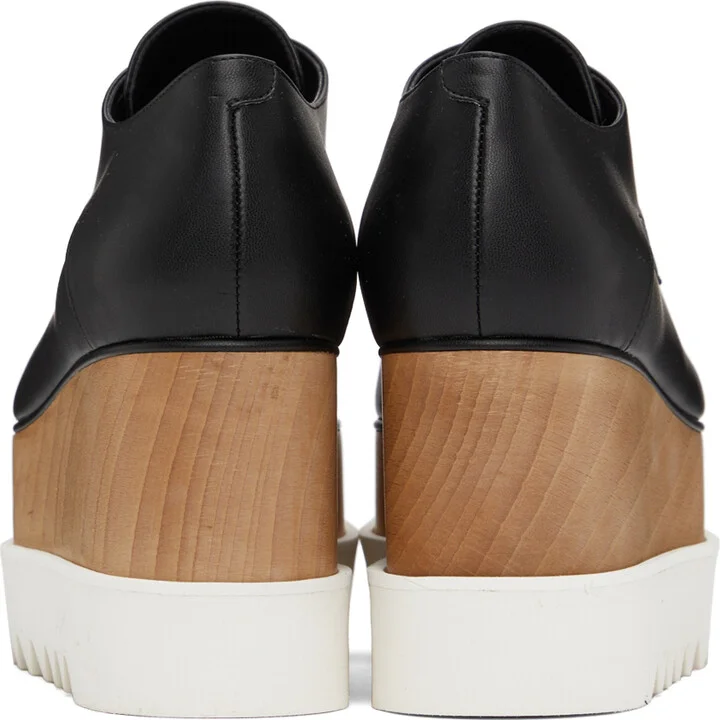 Stella McCartney Black Elyse Oxfords - Image 2