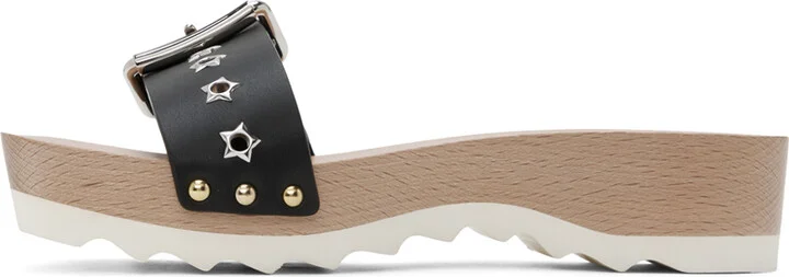 Stella McCartney Black Elyse Sandals - Image 3
