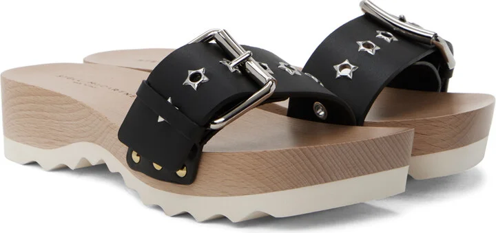 Stella McCartney Black Elyse Sandals - Image 4