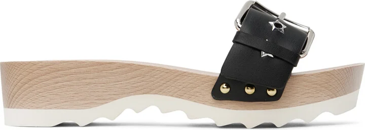 Stella McCartney Black Elyse Sandals