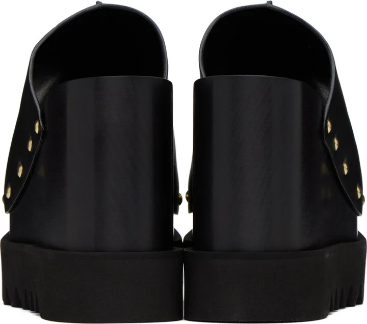 Stella McCartney Black Elyse Studded Heeled Sandals - Image 2