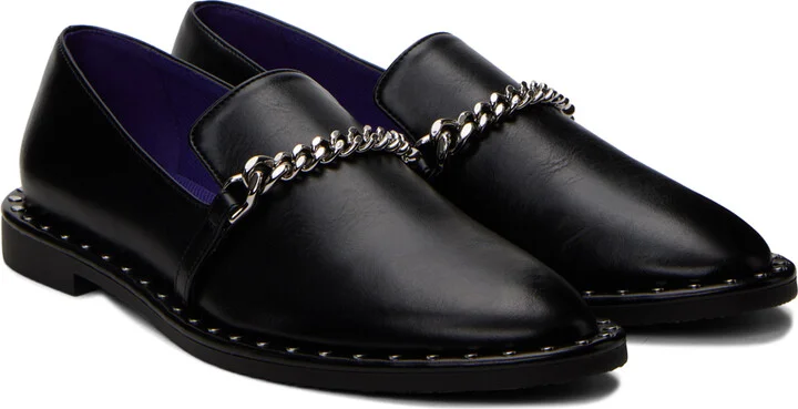 Stella McCartney Black Falabella Loafers - Image 4