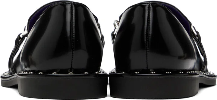 Stella McCartney Black Falabella Loafers - Image 2