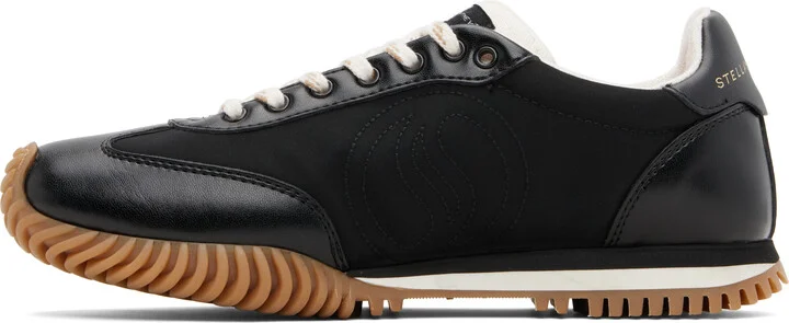 Stella McCartney Black S-Wave Sport Alter Sneakers - Image 3