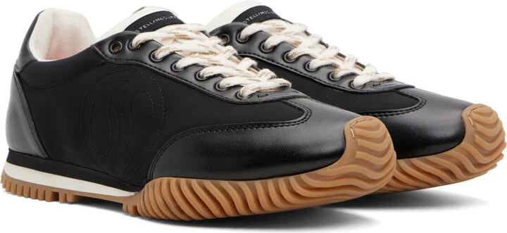 Stella McCartney Black S-Wave Sport Alter Sneakers - Image 4