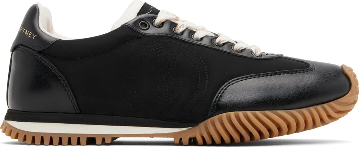 Stella McCartney Black S-Wave Sport Alter Sneakers