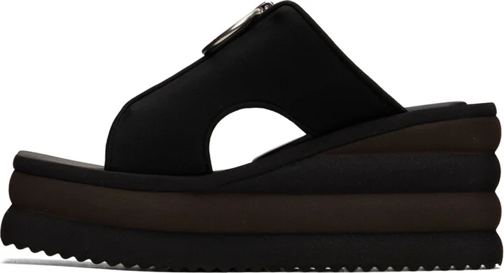 Stella McCartney Black Scuba Slides - Image 3