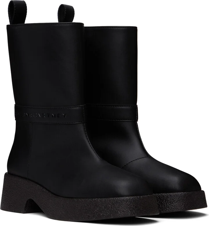 Stella McCartney Black Skyla Boots - Image 4