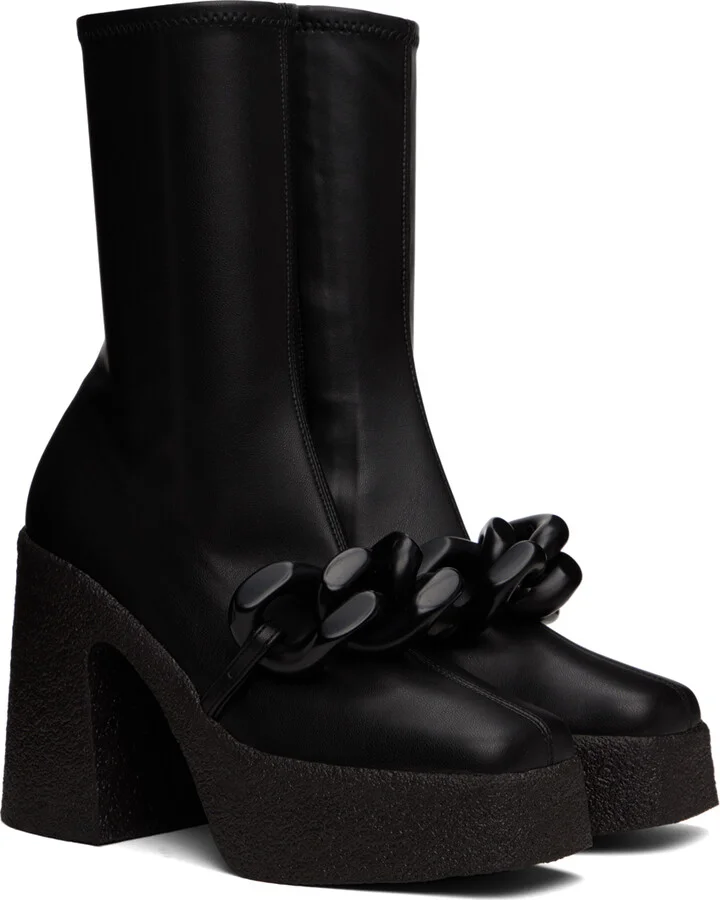 Stella McCartney Black Skyla Boots - Image 4