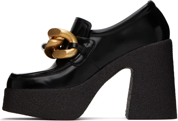 Stella McCartney Black Skyla Chunky Heels - Image 3